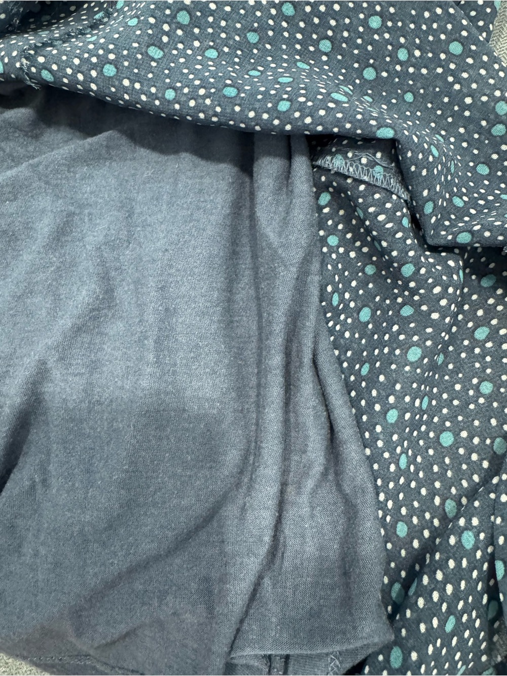 American Eagle Outfitters Navy Blue Polka Dot Spaghetti Strap Dress. Size 10 - Picture 6 of 8